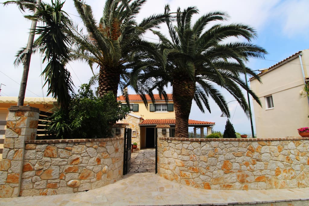 Villa Verano Karousades main entrance