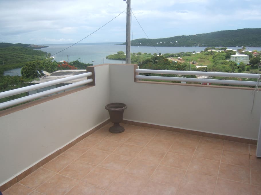 Balcony area with relaxing view