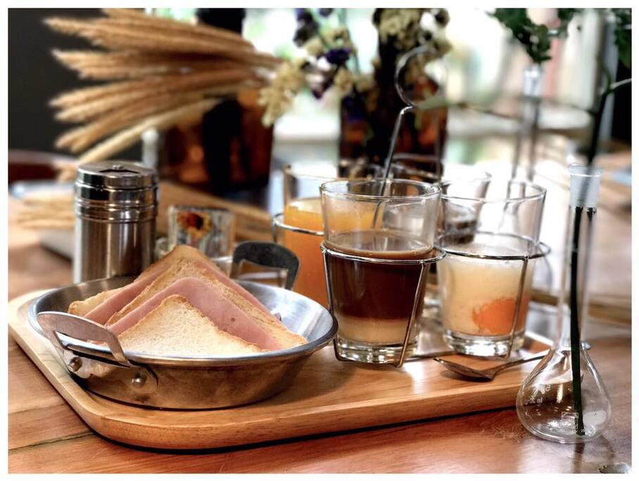 Breakfast is ready for you