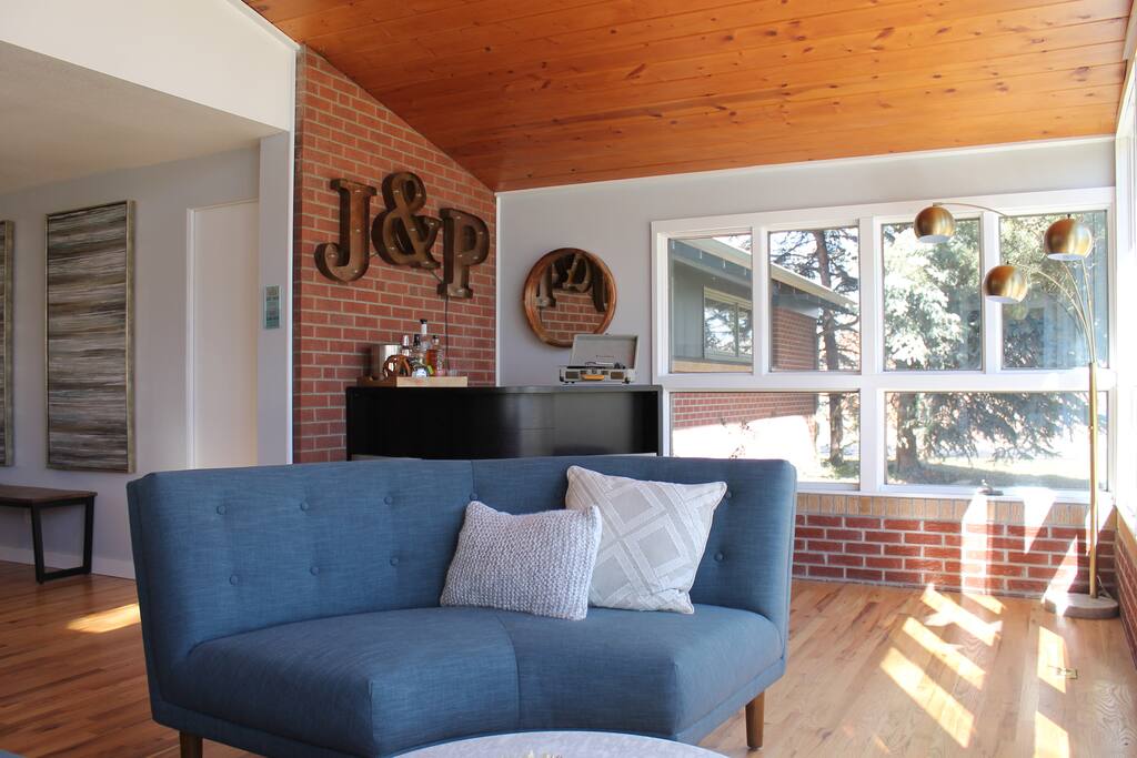 Natural lighting throughout the entire house.
