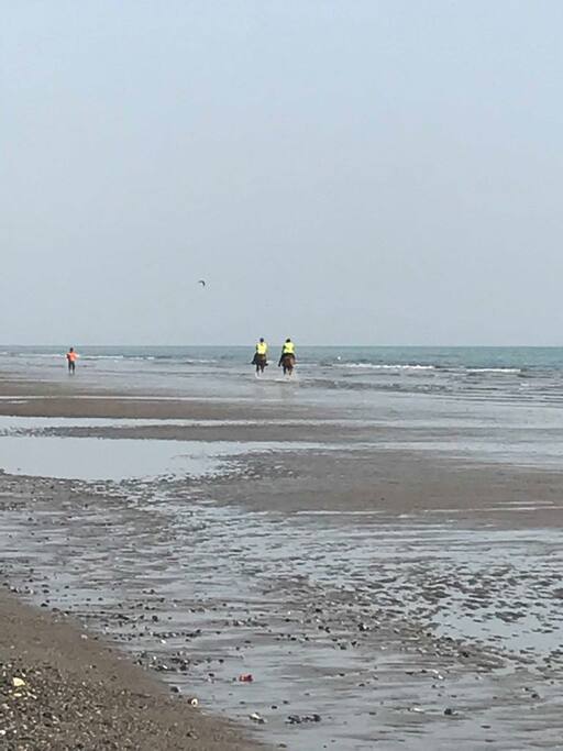 Beach 5 minutes walk away