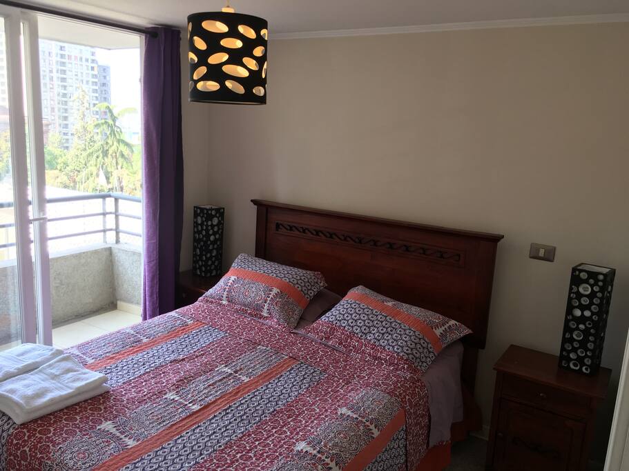Dormitorio principal y terraza