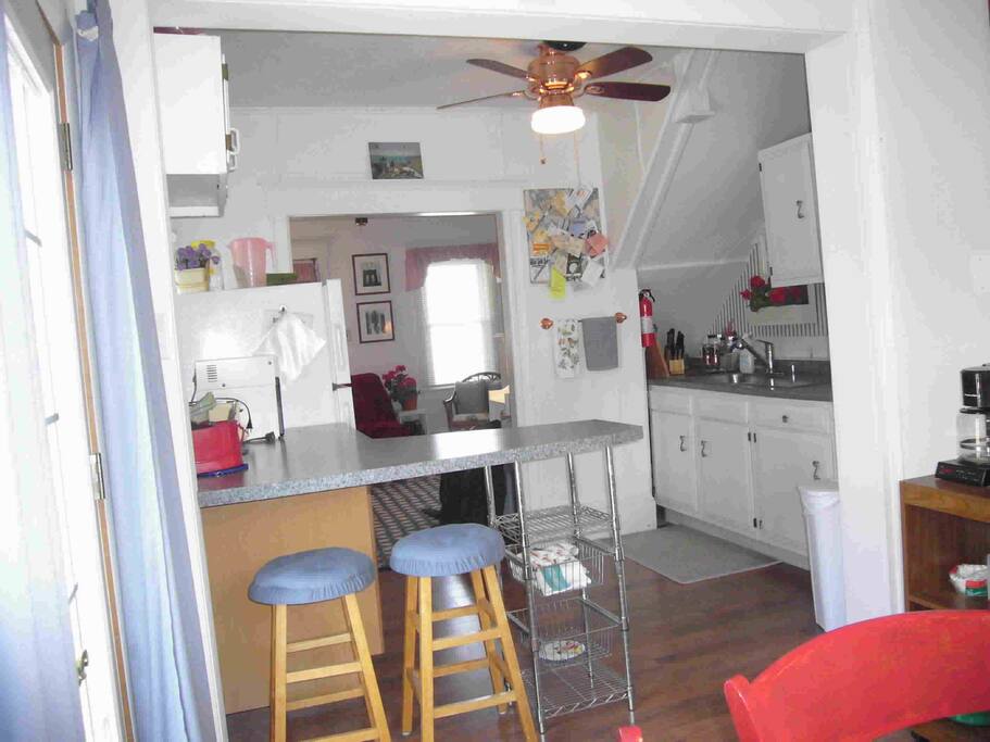 Kitchen view toward LR