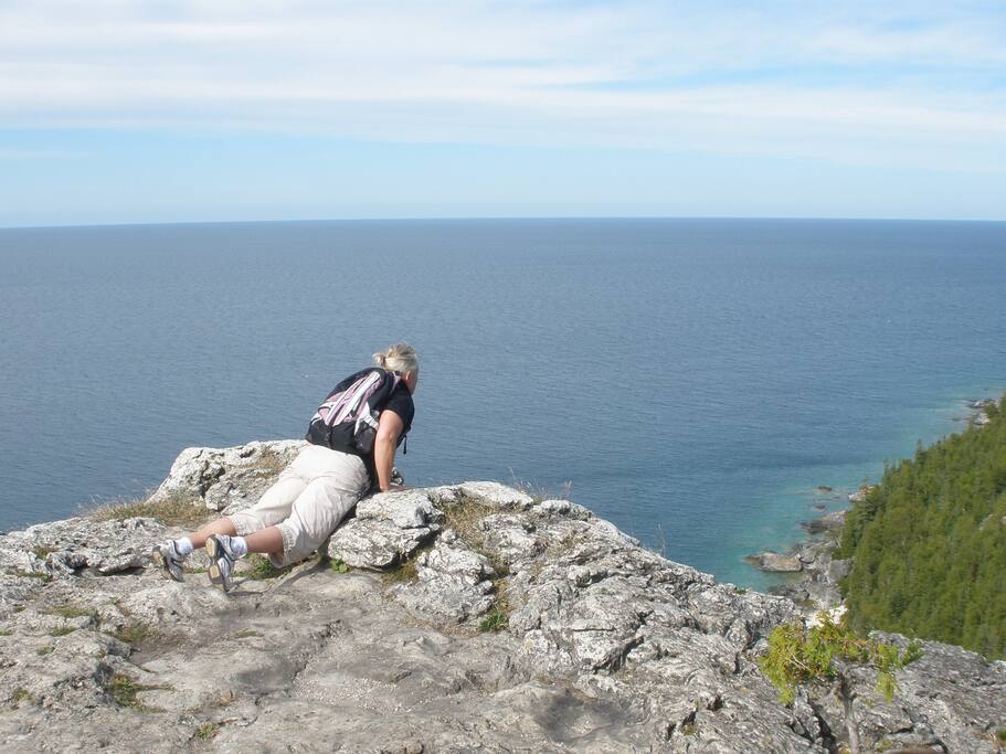 Looking out over the Lions Head look out a short hike away