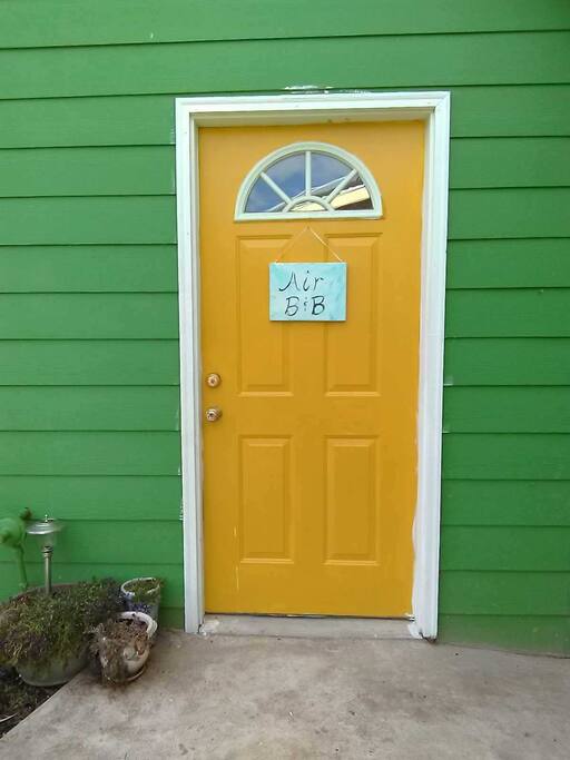 Door to guest house