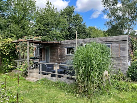 The Compers cabin in Brocéliande 4 seasons