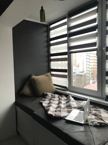 New art apartment with best panoramic view in Kiev