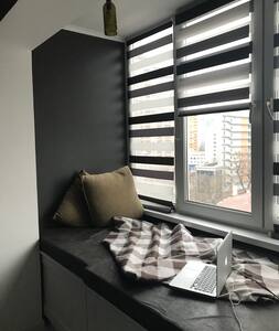 New art apartment with best panoramic view in Kiev