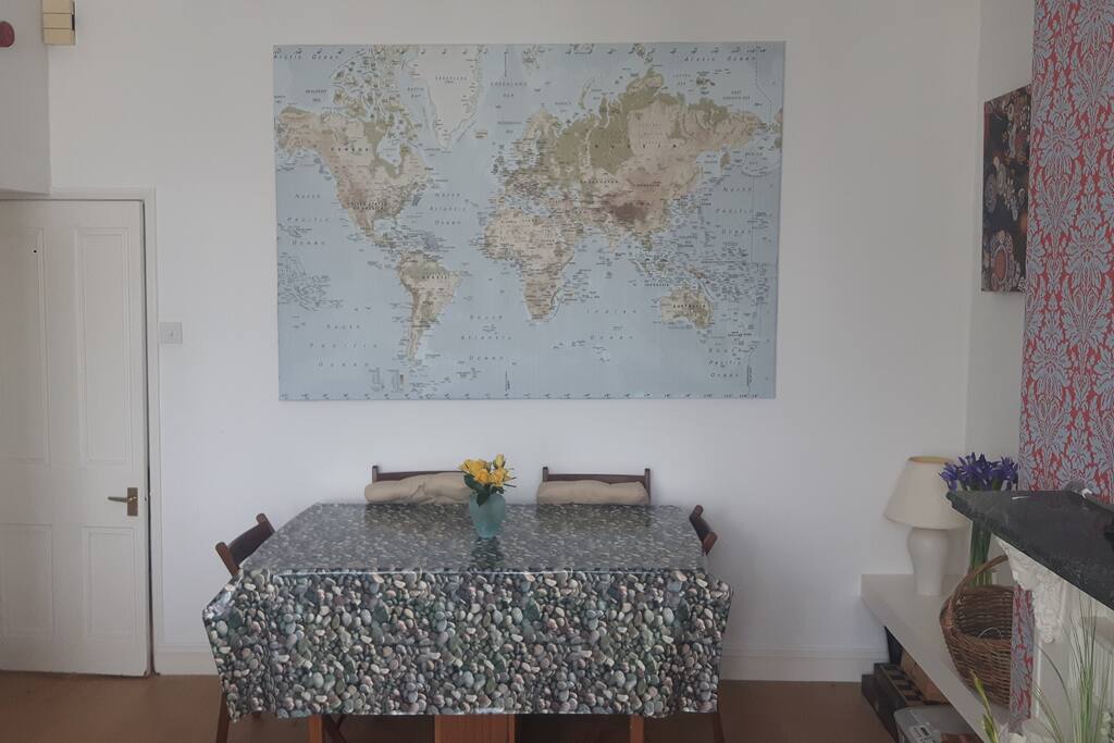 Dining table and chairs