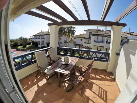 Duplex with Solarium on the beach