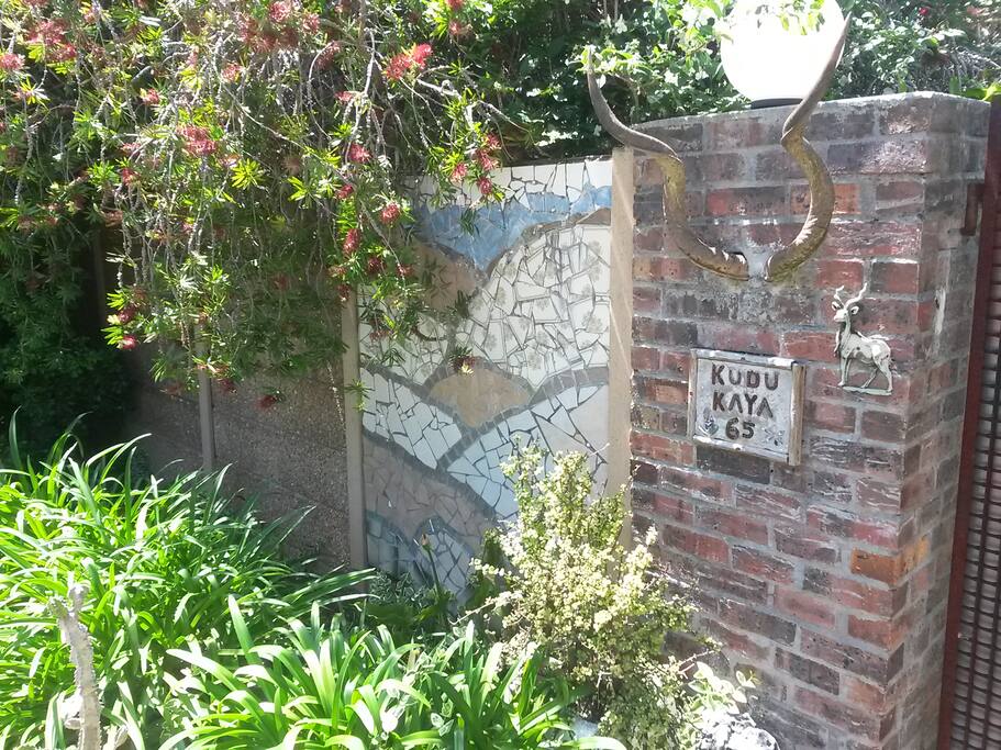 Front entrance to the house