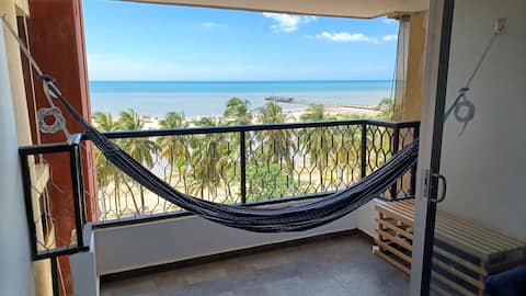 Riohacha III apartment balcony ocean view relaxed