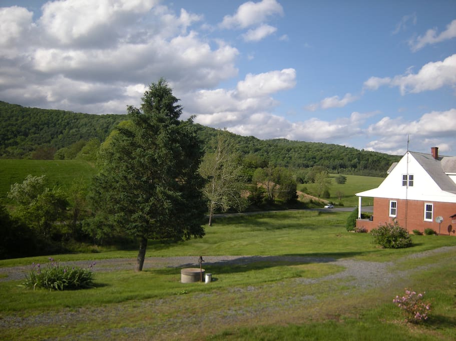 Large circular driveway