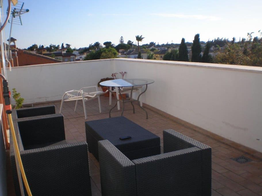 Espléndida terraza