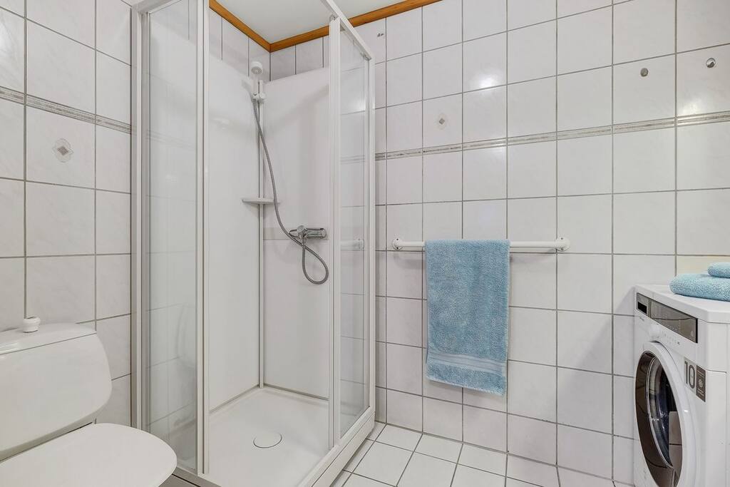 Bad med vaskemaskin