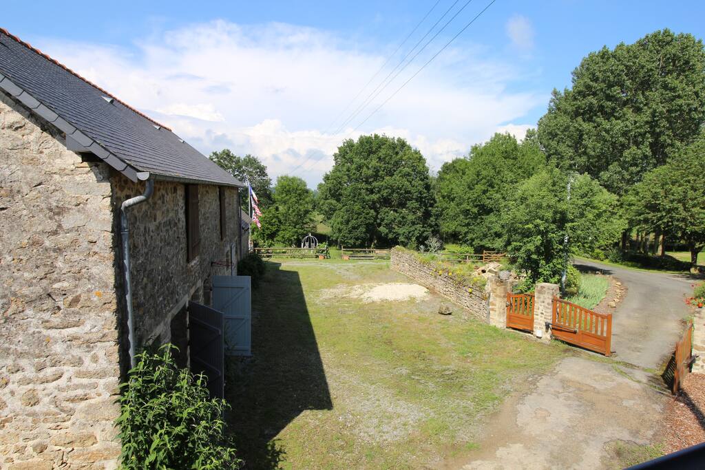 view from bedroom window