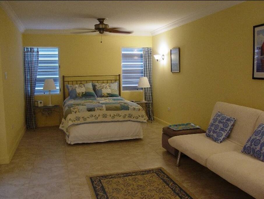 Spacious comfortable bedroom