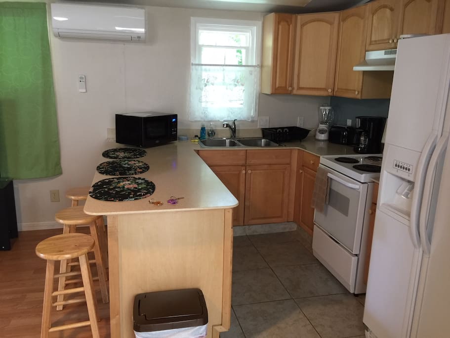 to the right showing kitchen