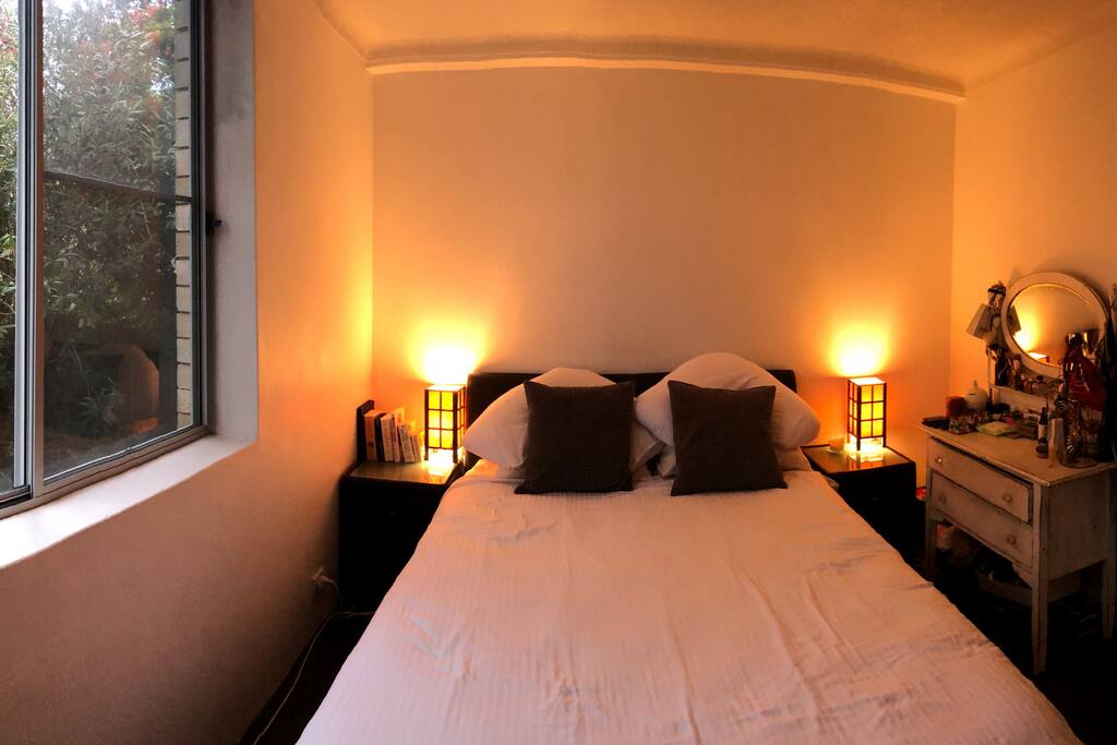 Main Bedroom has a queen sized bed