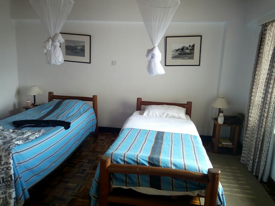 2nd bedroom with 2twin beds
