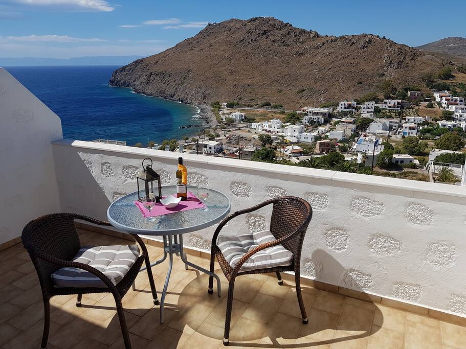 Sea view from the balcony