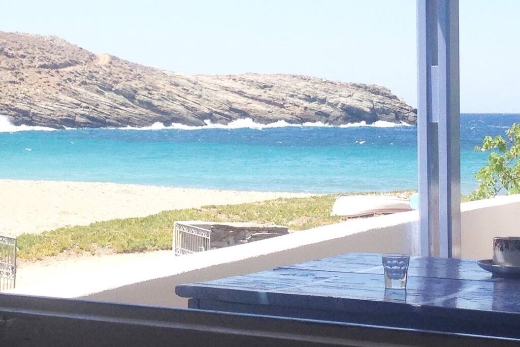 front terrace sea view