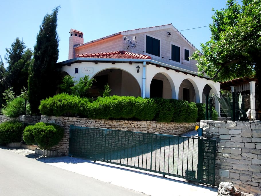 Villa Nika from the road