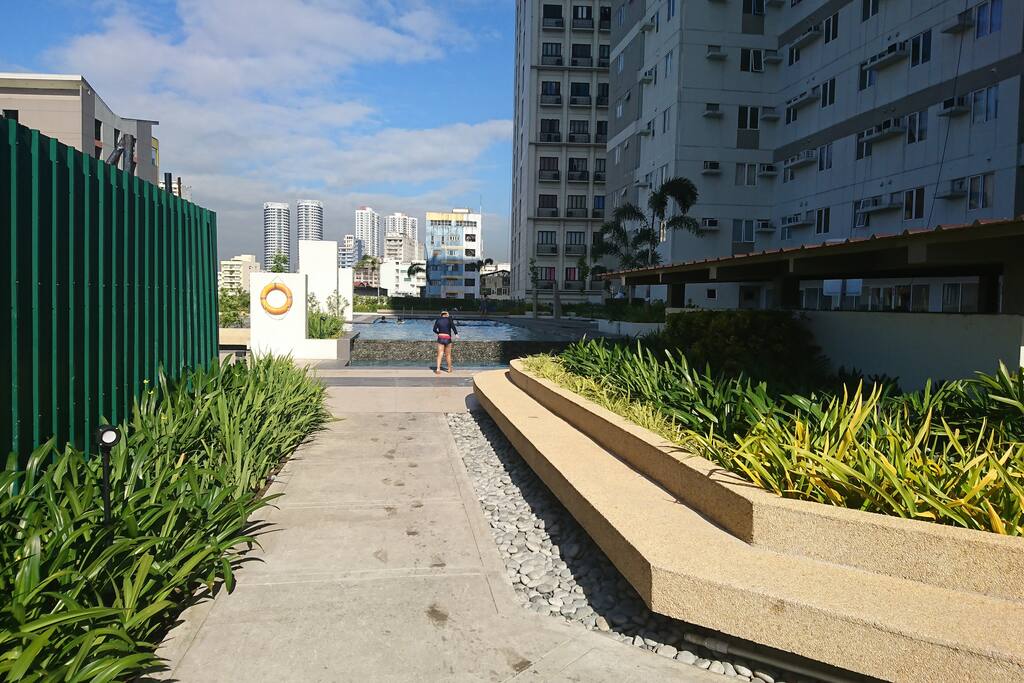 Path way to children's playground