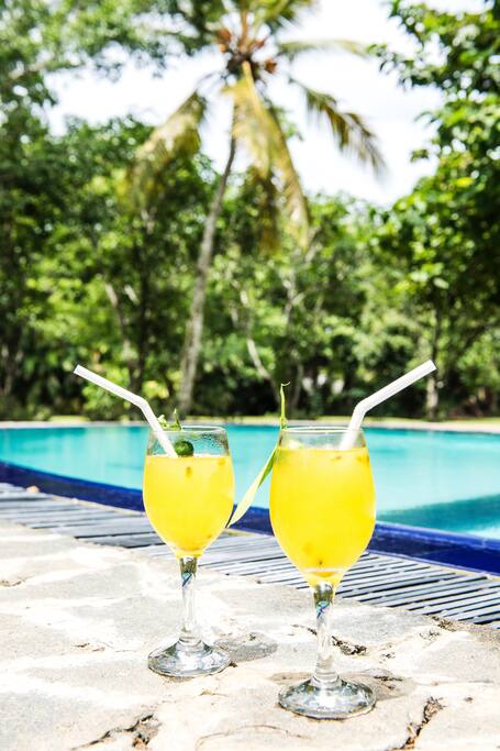 Drinks by the Pool