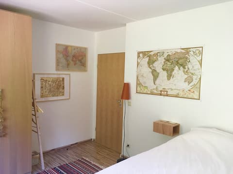 Comfy bed in traveller's house