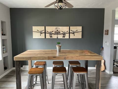 Hang out at The Hangar House!