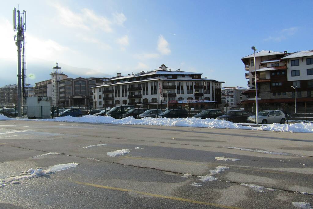 View of Cedar Lodge apartment from Gondola car park