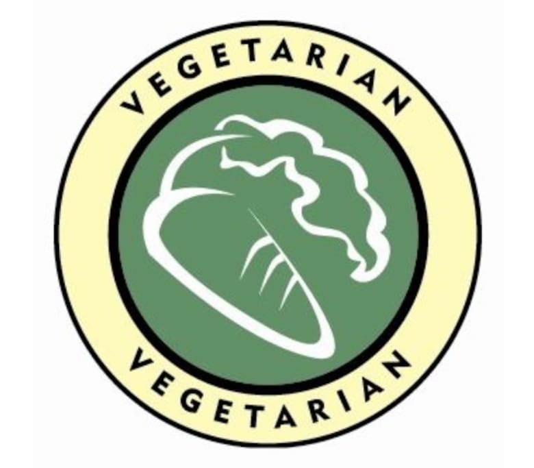 Vegetarian menu options available in the bar
