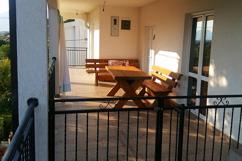 Big and sunny balcon