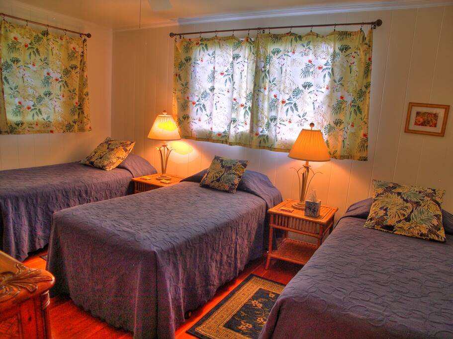 Blue Room, 3 single beds