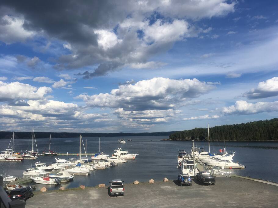 Another deck view of Clarenville Marina