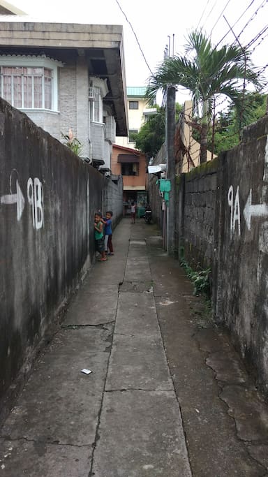 Small alley inside the premises