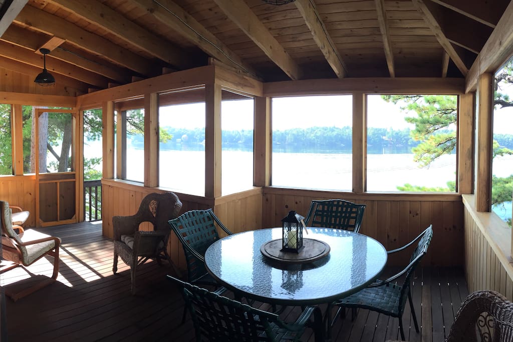 Wrap Around Deck Facing The Water