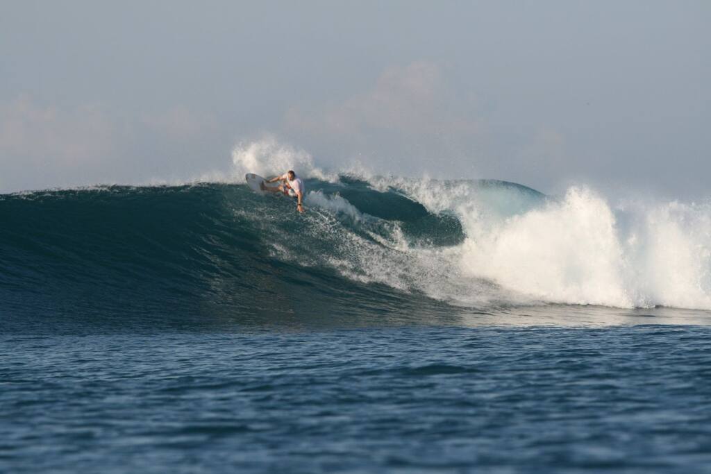 Excellent surf all year around.