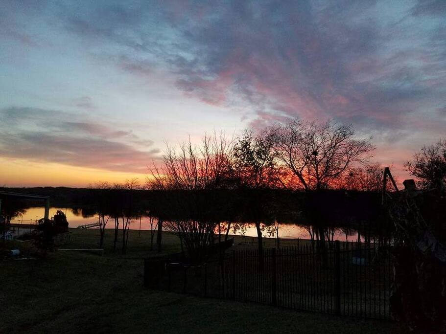 Great Texas Sunsets from the Porch