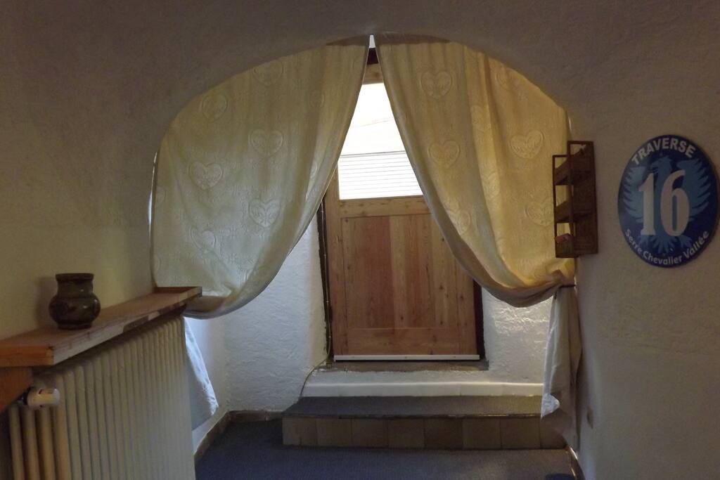 L'entrée du Gîte LA VOUTE