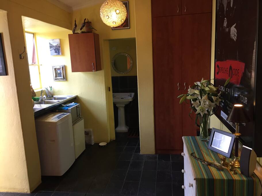 Self catering with tea and coffee station
