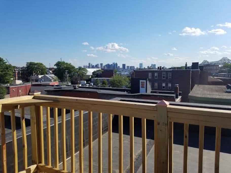 City views from the roof deck!