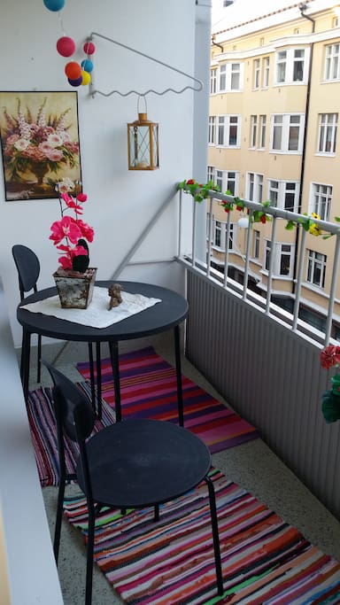 Balcony.
