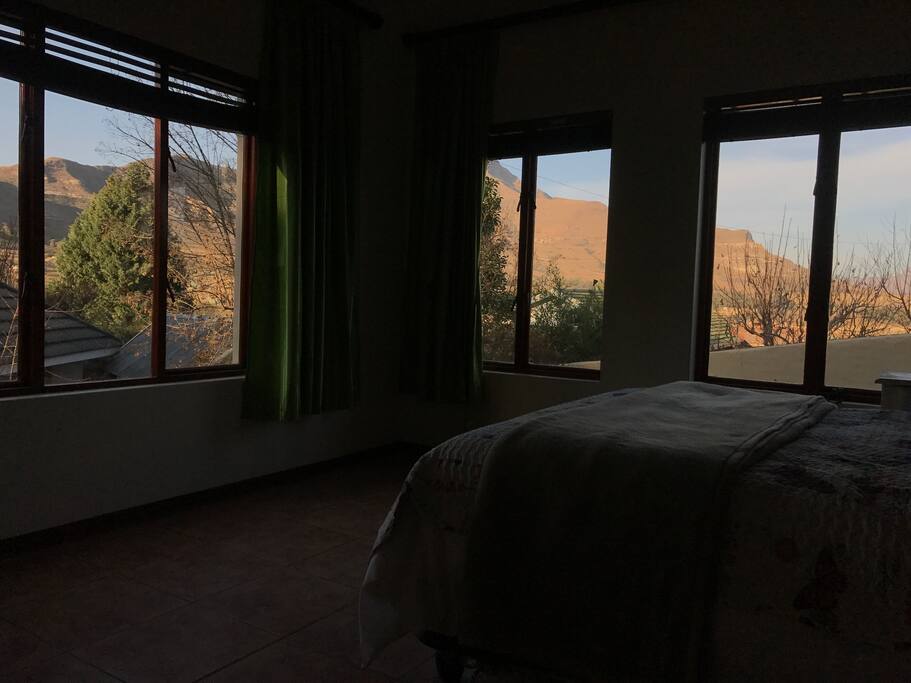 Main en-suite bedroom with a double bed.