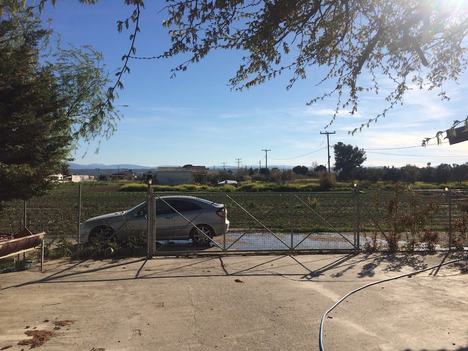 parking space for cars, boat, trailers