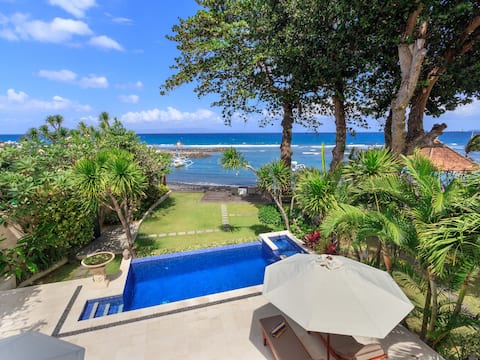 Oceanfront Escape • 2BR Villa w/ Pool & Breakfast