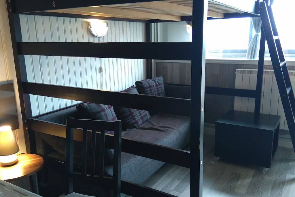 Canapé lit et lit mezzanine