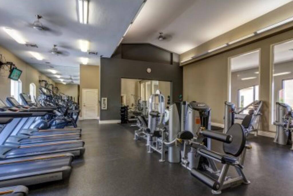 State-of-the-art gym.