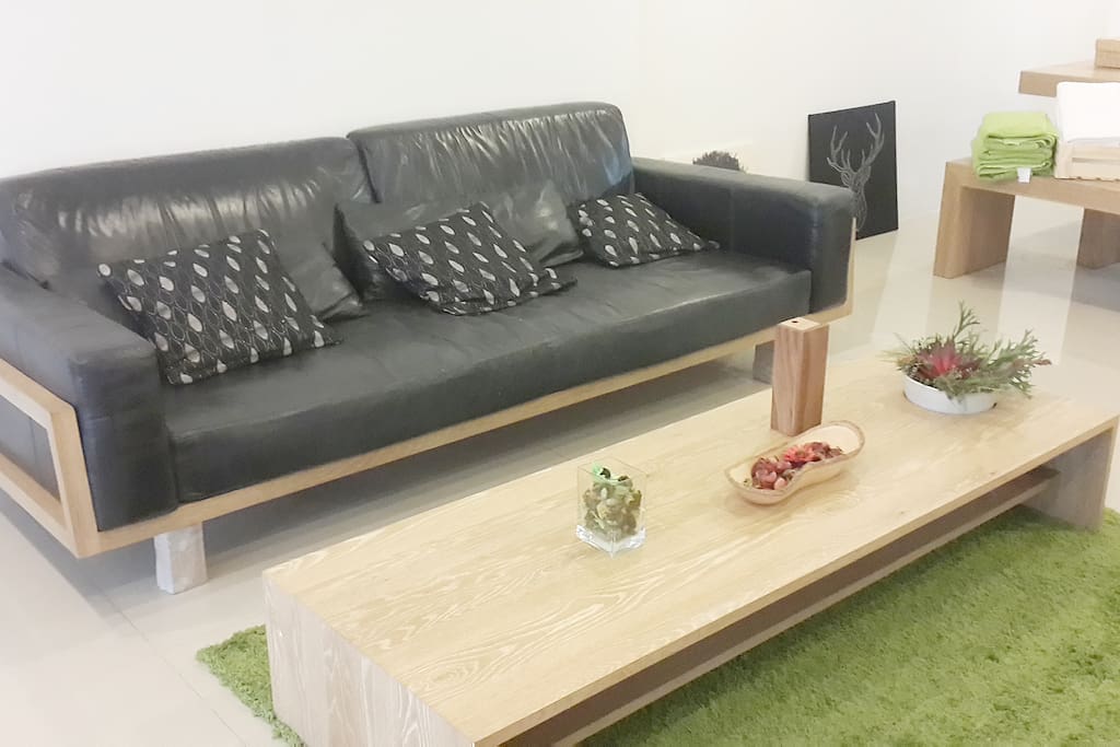 Luxy sofa & cute carpet